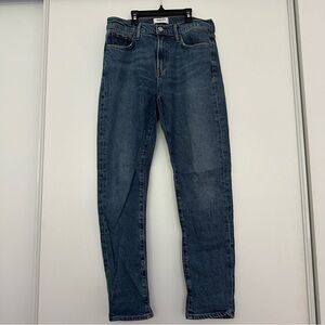 Agolde “Toni” skinny jeans in medium blue in size 27.